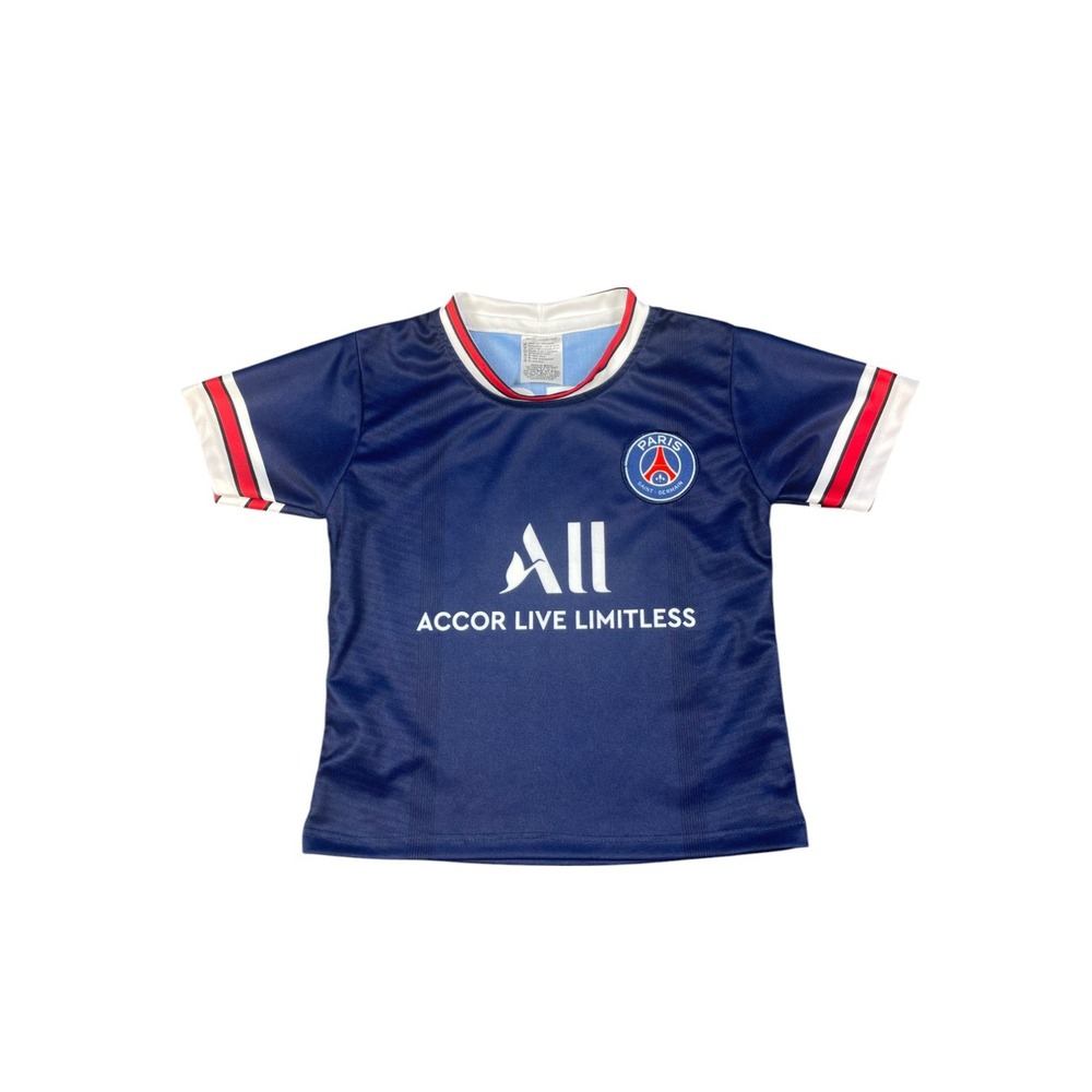 Youth Messi Blue Jersey Paris Saint Germain ALL Accor Live Limitless